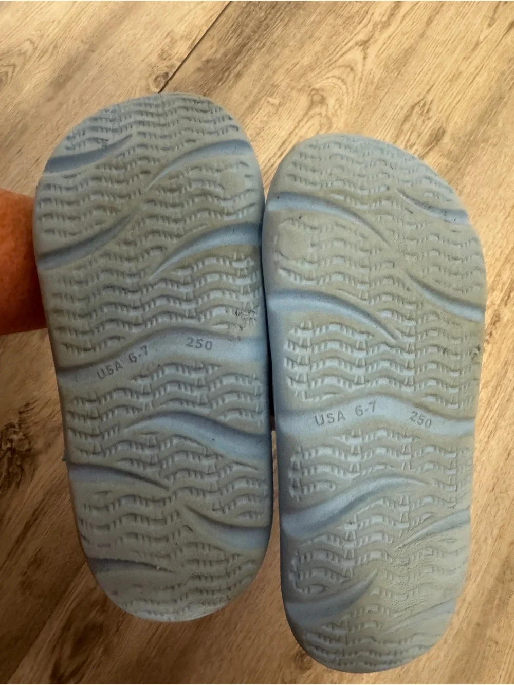 Baseball 101 Kids Light Blue Slip-On Sandals